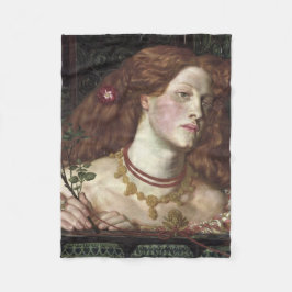 Fair Rosamund (Elegant & schöne Rotkopffrau) Fleecedecke