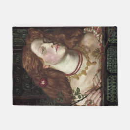 Fair Rosamund (Elegant & schöne Rotkopffrau) Fußmatte