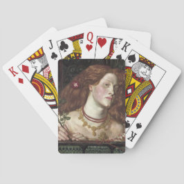 Fair Rosamund (Elegant & schöne Rotkopffrau) Spielkarten
