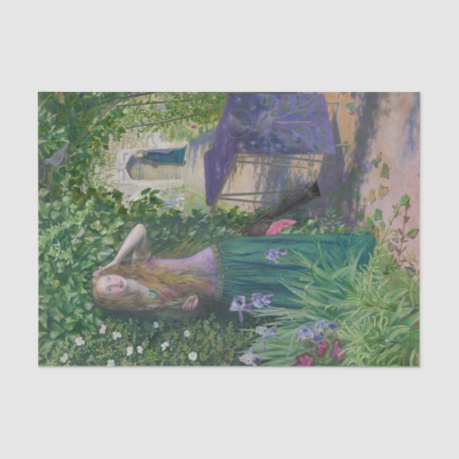 Fair Rosamund von Arthur Hughes Seidenpapier (Vorderseite)