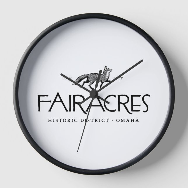Fairacres Wall Clock Uhr (Vorderseite)