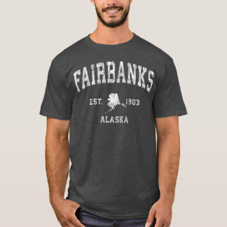 Fairbanks Alaska Ak Athletik Sport vintage T-Shirt