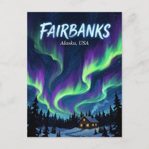 Fairbanks Alaska Ansichtskarte Postkarte