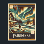 Fairbanks, Alaska | VINTAG Postkarte<br><div class="desc">Reisen Sie in die Zeit zurück in die bezaubernde Stadt Fairbanks, Alaska, mit unserer fesselnden Vintagen Fairbanks Postcard. Diese Postkarte ist nicht nur ein Stück Geschichte, sondern ein Blick in die Vergangenheit einer Stadt, die für ihre einzigartige Mischung aus Wildnis und urbanem Charme bekannt ist. Ob Sie ein begeisterter Reisender,...</div>