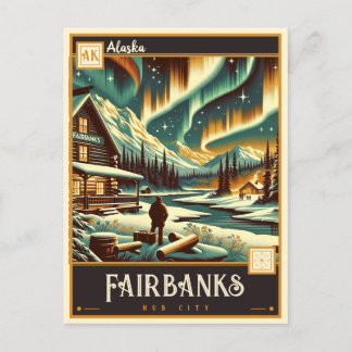 Fairbanks, Alaska | VINTAG Postkarte