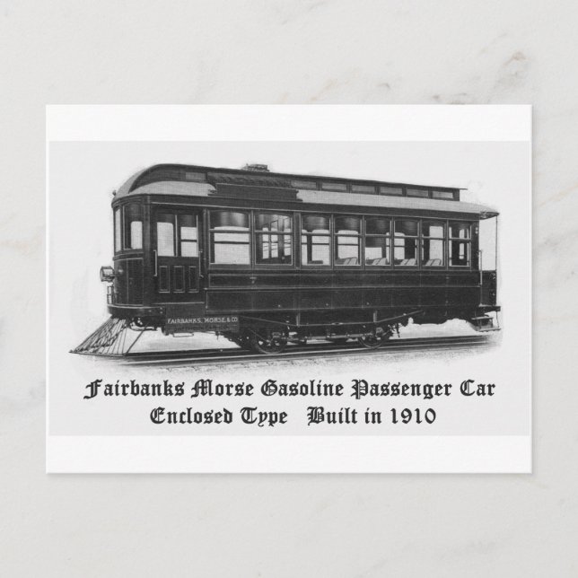 Fairbanks Morse & Company Car #24 Carte postale (Devant)