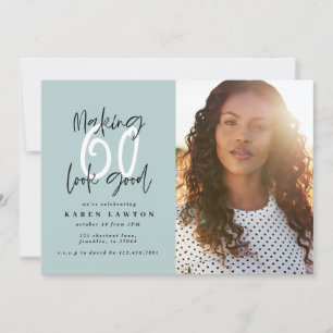 Faire 60 belle invitation d'anniversaire photo