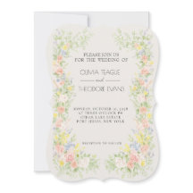 Faire Cartes d'Invitation de Mariage de Jardin Rég