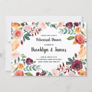 Faire Cartes d'Invitation de Répétition de Mariage