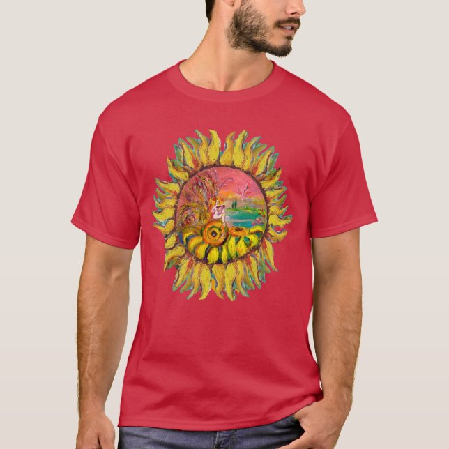 FAIRE DER SONNENBLUMEN SPIELEN LYRA Fantasy Fantas T-Shirt (Vorderseite)
