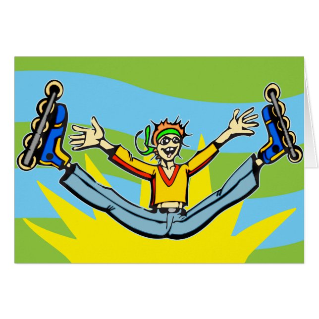 Faire du roller (Devant Horizontal)