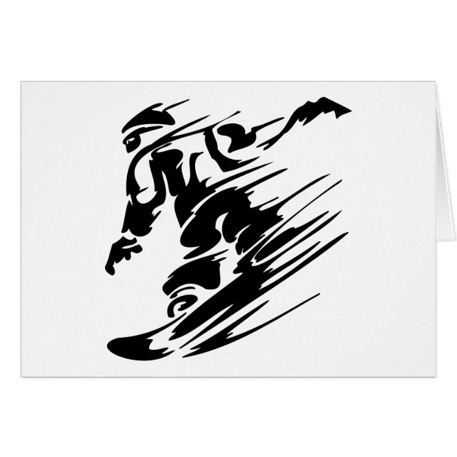 FAIRE DU SURF DES NEIGES (Devant horizontal)