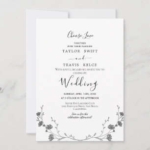 Faire Faire Choix De L'Amour Carte D'Invitation De