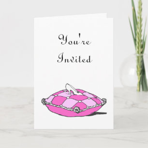 Faire Faire Talon Rose Coussin Invitation Personna