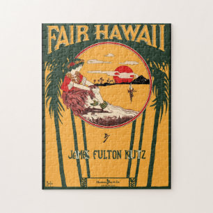 Faire Hawaii Vintage Notenblatt-Cover