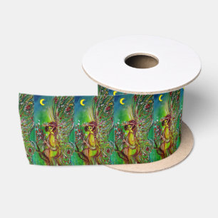 FAIRE IN GREEN SATINBAND
