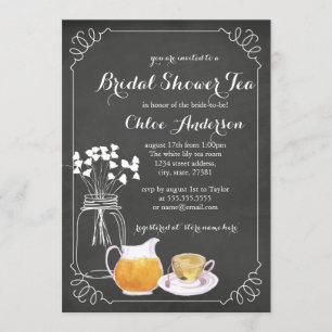 Faire invitation de bains de mariée élégant tablea