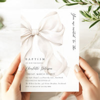 Faire Invitation de Baptême avec un Ruban Neutre