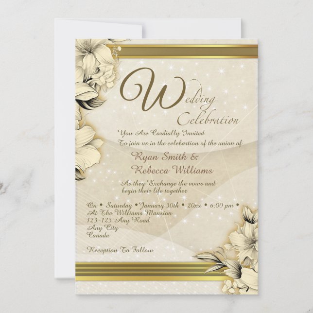 Faire invitation de mariage (Devant)
