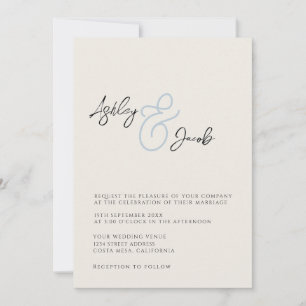 Faire invitation de mariage au signe esperluette b