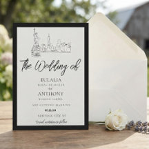 Faire invitation de mariage avec vue sur la skylin