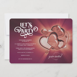 Faire la fête Invitation de mariage (version 2)