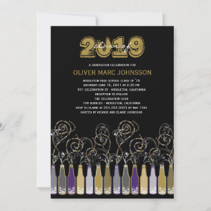 Faire la fête pour la remise de diplôme Invitation
