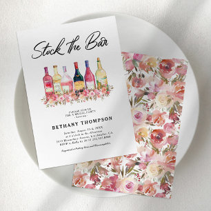 Faire le plein du bar Invitation pour un mariage F