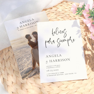 Faire-Mariage Élégant Invitation Heureux Pour Touj