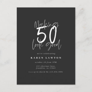 Faire paraître 50 bonne invitation d'anniversaire