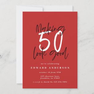 Faire paraître 50 bonne invitation d'anniversaire