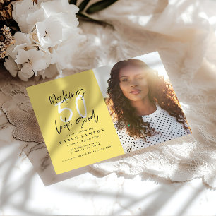 Faire paraître 50 une bonne invitation d'anniversa