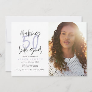 Faire paraître 50 une bonne invitation d'anniversa