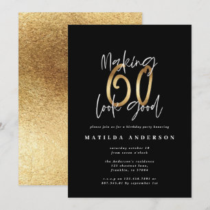 Faire paraître 60 bonne invitation pour l'annivers