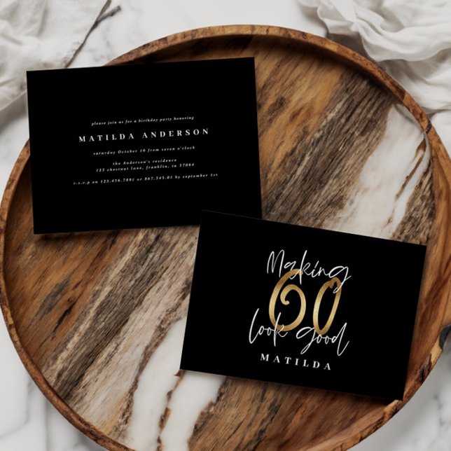 Faire paraître 60 bonne invitation pour l'annivers (Créateur téléchargé)