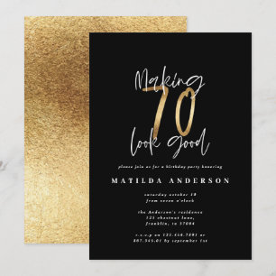 Faire paraître 70 bonne invitation pour l'annivers