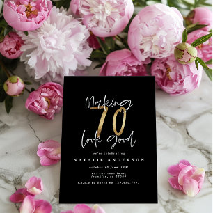 Faire paraître 70 bonne invitation pour l'annivers