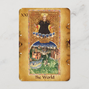 FAIRE-PART 21/ANTIQUE DU MONDE DE LA RENAISSANCE TAROTS