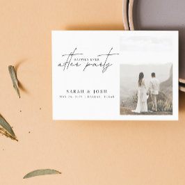 Faire-part 2 Photo Heureusement Jamais Après La Réception De 