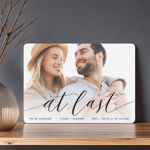 Faire-part À la Dernière Fiançailles photo complet