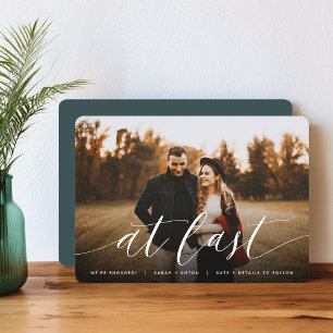 Faire-part À la Dernière Fiançailles photo complet