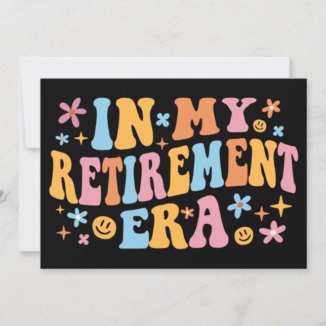 Faire-part A L'Ère De La Retraite I (Devant)