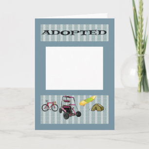 Faire-part Adoption de Young Boy, Ajouter votre photo