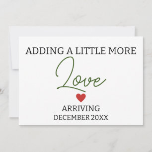 Faire-part Ajouter un peu plus d'amour grossesse sans sexe