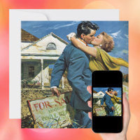 Amour et romance vintage Jeunes mariés achètent le