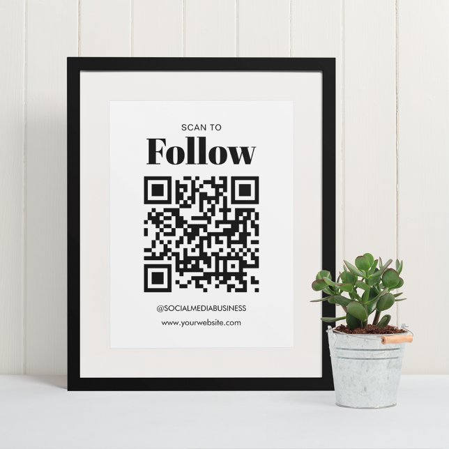 Faire-part Analyse budgétaire simple pour suivre le code QR M (Front)