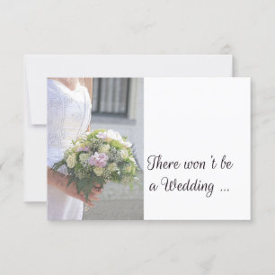 Faire-part Annonce d'annulation de mariage