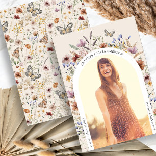 Faire-part Annonce de diplômé Boho