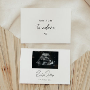 Faire-part Annonce de grossesse bébé "One More to Adore" avec