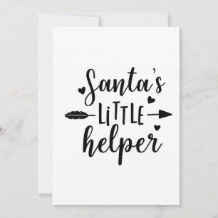 Faire-part Annonce de grossesse de l'aide de Noël